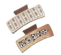 Hair Clip - Hair Claw | Western Print Hair Clip | Hair Clip For Women, Square Hair Fixed Claw Clip, Classic Western Cowboy Design, Strong Hold Jaw Clips, Parti, Incontri, Night Out, Work, Travel