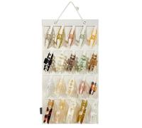 Hair Clip Holder, Girl Bows Organizer Hanger, Large Capacity Haire Clips Storage Hangar for Children's Room - Space-Saving Wall Organizar far Accessories, Barrettes, Ribbons and Bowas