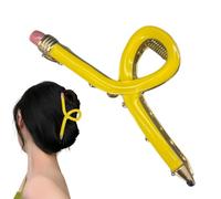 Hair Clip, Jaw Barrette, Pencil Hairpin, Lightweight Metal Design, Easy to Use, Styling and Travel Use, To Use, Mini Barrette, Daily Wear Clip, 3.54