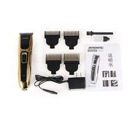 Hair Clipper Beard Trimmer Tool Set Adult Rechargeable Electric Hair Clipper Waterproof Baby Electric Razor Portable, Gold