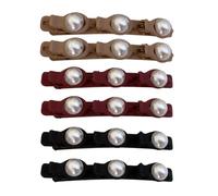 Hair Clips for Styling, 6-Piece Women’s Hairpin Set, Fashionable Duckbill Clips, Hair Accessories Women and Girls, Versatile,Acrylic Pearls, for Fashion