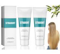 Hair Crema Stirante per Capelli,2pcs Crema Lisciante Per Capelli,Cremas Stirante per Capellis,Cremas Lisciante per Capellis a Correzione Proteica,Cremass Nutriente per Capelliss Lisci,60ml