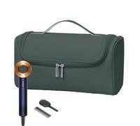 Hair Dryer Bag, Travel Pouch, Waterproof Organizer, Hair Tool, Lightweight and Compact Design, Sturdy Waterproof Material, Ideal for Storing, Straightener, Accessories Trips, verde, Se référer au