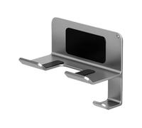 Hair Dryer Holder - Blow Dryer Organizer for Styling Tools, Adhesive Mounted Storage Cradle with Carbon Steel Frame Spray Coated Finish & Space Saving Structure for Bathroom Vanity Bedroom Use