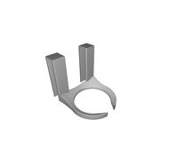 Hair Dryer Holder for Cabinet - No-Drill Bathroom Organizer Fits 2cm Door