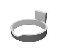 Hair Dryer Wall Mount Holder 90mm - Nordic Style Universal Adhesive Hanger