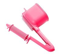 Hair Dye Applicator Comb, Automatic Dye Roller Comb, Ampia Capacity Tint Dyeing Brush, Multi-Purpose Combs for Stylist Professionals, Enthusiasts, Beginners, 26,5 x 13 x 11 cm Grigio Blue Pink
