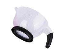 Hair Dye Bowl - Transparent Tint Cup, Purple Salon Coloring Mixing Vessel