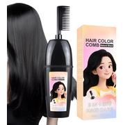 Hair Dye Comb - Gray Coverage Brush Applicator, Quick Root Hairs Color Comb, Even Dye Distribution Tool, portatile Hair Coloring Applicator, Temporary Gray Cover Up Brush