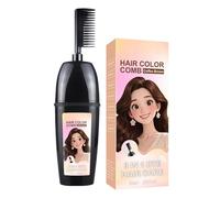Hair Dye Comb - Gray Coverage Brush Applicator, Quick Root Hairs Color Comb, Even Dye Distribution Tool, portatile Hair Coloring Applicator, Temporary Gray Cover Up Brush