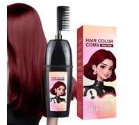 Hair Dye Comb - Gray Coverage Brush Applicator, Quick Root Hairs Color Comb, Even Dye Distribution Tool, portatile Hair Coloring Applicator, Temporary Gray Cover Up Brush