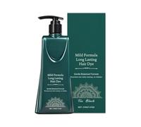 Hair Dye Cream, Natural Plant Shampoo, 2.95x7.4 Inches Mild Design, Comfort with Styling Style, Compact Supply with Beauty Use, Home Accessories for Gray Coverage Women, Men, Adults, and Makeup Usage