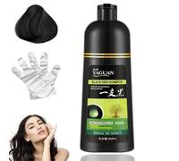 Hair Dye for Black & Brown Dew Shampoo - 3-In-1 Black Hair Dye Shampoo, Herbal Hair Dye Shampoo, Instant Black Hair Shampoo,Hair Color Shampoo - 100% Gray Hair Coverage for Men and Women (Black)