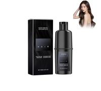 Hair Dye Shampoo, 100 ml 3 in 1, shampoo colorante per capelli, shampoo naturale per capelli grigi, colore a lunga durata (nero)
