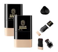 Hair Dye Stick With Comb, Waterproof And Sweat-proof Portable Color Touch-up Stick, Covers Gray Hair, Suitable For Men And Women(Natural Black)