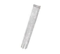 Hair Extension Chain Clip Catene Multi-strand Bianco | Lega di Zinco e Cristallo, Design Unico, per Nightclub e Feste di Compleanno