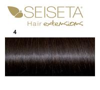 Hair Extension Cheratina SEISETA 20 Ciocche Capelli Veri Alta Qualità Punte Pari