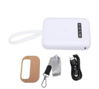 Hair Extension Machine 405nm LED Hair Extension Light 5000mAh Rechargeable Handheld Glue Curing Lamp for Home Salon Professional Use ABS Silicone Portable Hair Extension Tool (White)