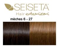 Hair Extensions Cheratina SEISETA Capelli Veri Naturali 25 ciocche Remy 2003vn