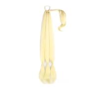 Hair Extensions Coda Di Cavallo Intrecciata, Lunga Sintetica, Estensione For Capelli Da Donna, Parrucchino, Con Elastico, Estensioni Finti, Code, Umani(Blond)