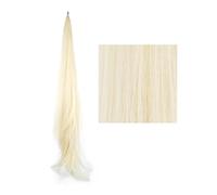 Hair Extensions Coda Di Cavallo Lunga A Strati Extension For Capelli Sintetici Bionda Flessibili Posticci(Blonde)