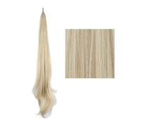 Hair Extensions Coda Di Cavallo Lunga A Strati Extension For Capelli Sintetici Bionda Flessibili Posticci(Dirty Blonde)