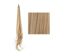 Hair Extensions Coda Di Cavallo Lunga A Strati Extension For Capelli Sintetici Bionda Flessibili Posticci(Honey Blonde)