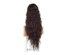 Hair Extensions Coda di cavallo riccia con coulisse, clip in extension for capelli, parrucca con coda di cavallo, parrucchino, onda profonda finta(Light brown,22inch)