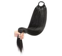 Hair Extensions Extension for coda di cavallo da donna, code di cavallo sintetiche morbide e lisce lunghe 24/28"(#4,28inches)