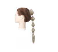 Hair Extensions Extension for coda di cavallo sintetica da 18 pollici, artiglio a bolla, lunga e liscia, accessorio for capelli alla moda for le donne(Ash blonde)