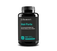 Hair Forte | Vitamine per Capelli, con Miglio, Saw Palmetto, Biotina, Zinco e Selenio | Integratore Capelli Anticaduta che Accelerano la Naturale Crescita Capelli | 120 Capsule Vegane | Zenement
