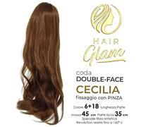 Hair Glam Cecilia Double Face Revolution 6+18 - Coda Extension