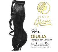 Hair Glam Coda Giulia Fibra Revolution 1 70 cm - Extension capelli