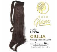 Hair Glam Coda Giulia Fibra Revolution 2 70 cm - Extension capelli