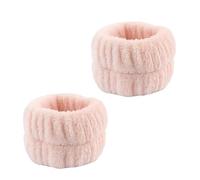 Hair Glamour: Chic Hair Accessories、 Elastic Hair Ties & rubber band - A variety of shapes are available(A-Sand Pink)