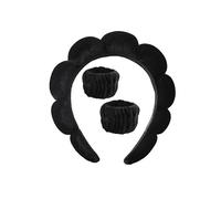 Hair Glamour: Chic Hair Accessories、 Elastic Hair Ties & rubber band - A variety of shapes are available(AC-Black)