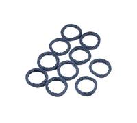 Hair Glamour: Chic Hair Accessories、 Elastic Hair Ties & rubber band - A variety of shapes are available(Blue)