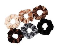 Hair Glamour: Chic Hair Accessories、 Elastic Hair Ties & rubber band - A variety of shapes are available(Brown)