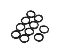 Hair Glamour: Chic Hair Accessories、 Elastic Hair Ties & rubber band - A variety of shapes are available(Black)