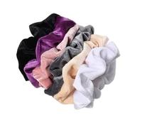 Hair Glamour: Chic Hair Accessories、 Elastic Hair Ties & rubber band - A variety of shapes are available(N)