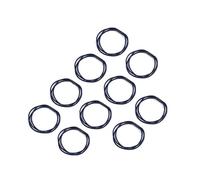 Hair Glamour: Chic Hair Accessories、 Elastic Hair Ties & rubber band - A variety of shapes are available(Three in one Navy)