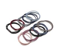 Hair Glamour: Chic Hair Accessories、 Elastic Hair Ties & rubber band - A variety of shapes are available(Three in one MULTI)