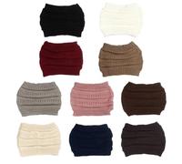 Hair Glamour: Chic Hair Accessories、 Elastic Hair Ties & rubber band - A variety of shapes are available(Wine Red)