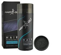 HAIR GO Capelli sfusi di alta qualità per infoltire i capelli, cipria per capelli, riempitivi per capelli, 100% naturale e vegano, confezione da 1 (1 x 25 gr.) (marrone scuro)