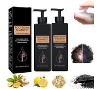 Hair Growing Shampoo, Shampoo Natural Hair Regrowth per uomo e donna, shampoo attivo per capelli Smooth Strong Repair Conditioning Shampoo (2 pezzi)