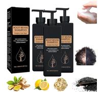 Hair Growing Shampoo, Shampoo Natural Hair Regrowth per uomo e donna, shampoo attivo per capelli Smooth Strong Repair Conditioning Shampoo (3 pezzi)