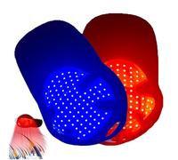 Hair Growth Cap,Red Light Therapy Hair Cap,90LEDs Lamp Beads 650nm and 430nm Red Blue Light Hair Fast Regrowth Hat for Men Women,15-30 Minutes Timer,Strengthen Hair Roots Scalp Care Relieve Fatigue