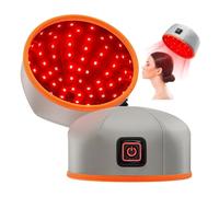 Hair Growth Hat, Cuffia Per Terapia A Luce Rossa Per La Ricrescita Dei Capelli, Cuffia Per La Crescita Dei Capelli A Doppia Lunghezza D'Onda Con 120 Led, Migliora La Salute Del Cuoio Capelluto,Grey