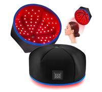 Hair Growth Hat, Cuffia Per Terapia A Luce Rossa Per La Ricrescita Dei Capelli, Cuffia Per La Crescita Dei Capelli A Doppia Lunghezza D'Onda Con 120 Led, Migliora La Salute Del Cuoio Capelluto,Black