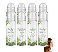 Hair Growthss Serum Roll on With Rosemary, Non-Greasy Leave-Scalp Treatment, Helps Support Thicker Fluffyed Looking Hair, Balances Scalp Oil, Hairs Care Serum for Thinning Hairs, Hair Types. (8PCS)